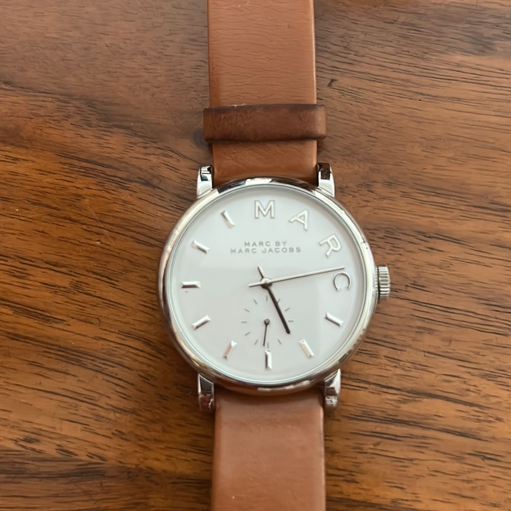MARC by Marc Jacobs watch with leather strap